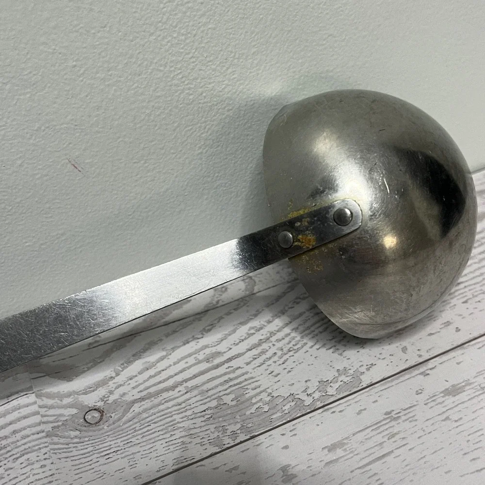 Vintage‎ Cutco Ladle No 15 Brown Swirl Handle Stainless Steel 12